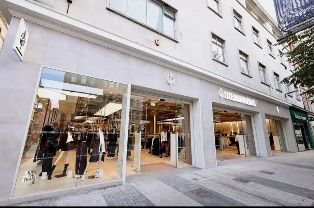 Stradivarius - completed Belfast city-centre retail frontage